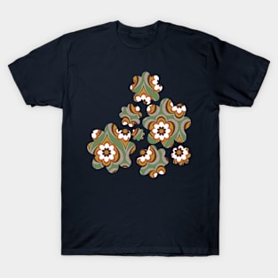 Vintage 1970s Style Wallpaper T-Shirt